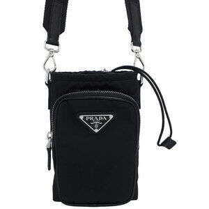 PRADA Re Smartphone Bag Shoulder Crossbody Bag Black